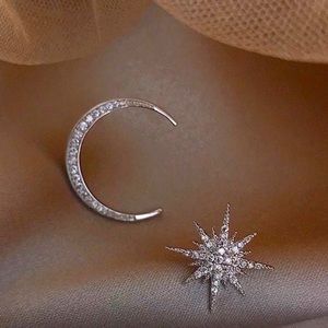 Skyline Moon + Star Earrings